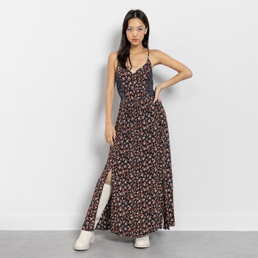 Angie Nordstrom Floral Racerback Maxi Dress NWOT